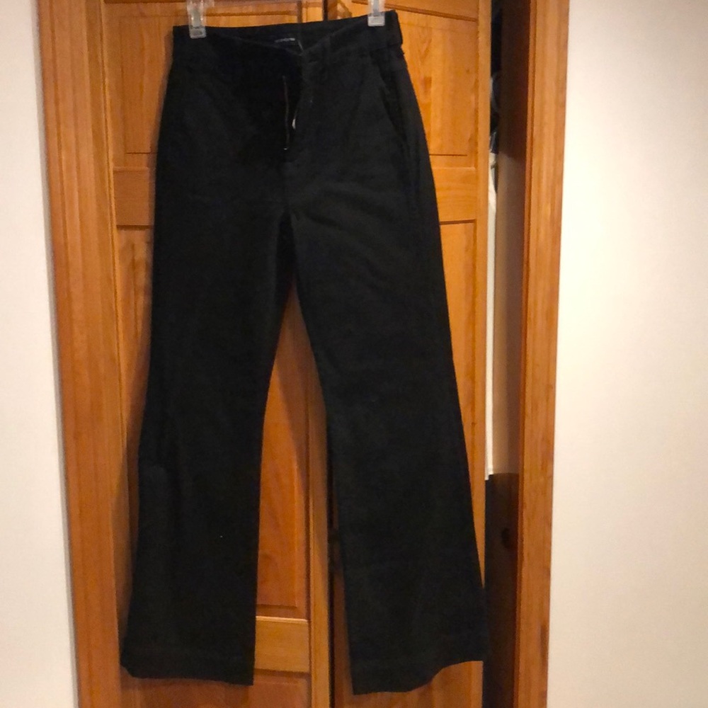 New w Tags J. Crew black high rise trouser jeans